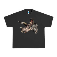 Pigment Black Triceratops Horridus Face Urban Heavy Tee - LillyAllenDesigns