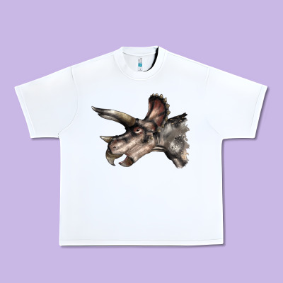 Triceratops Horridus Face Urban Heavy Tee Designed By Lillyallendesigns
