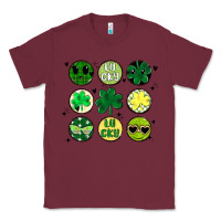 Burgundy st patrick's day Classic Tee - MaliasSmallBusiness