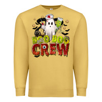 Antique Gold Boo Boo Crew Nurse Premium Sweatshirt - texasbilliewilder