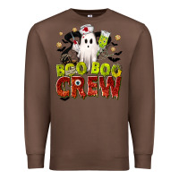 Chestnut Boo Boo Crew Nurse Premium Sweatshirt - texasbilliewilder