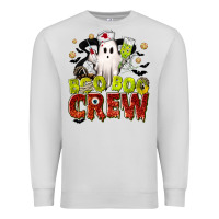 Dove Grey Boo Boo Crew Nurse Premium Sweatshirt - texasbilliewilder