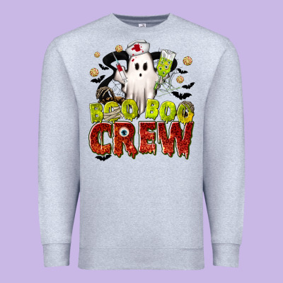 Boo Boo Crew Nurse Premium Sweatshirt Designed By Texasbilliewilder
