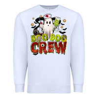 White Boo Boo Crew Nurse Premium Sweatshirt - texasbilliewilder