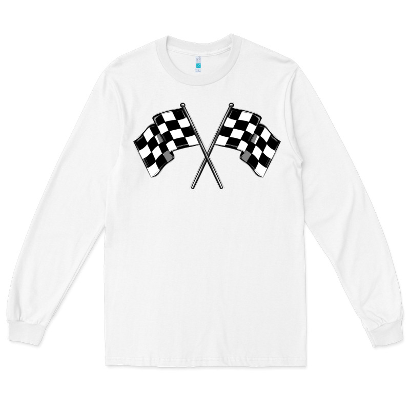 Race Flag Long Sleeve Tee by MaliasSmallBusiness | Teevron