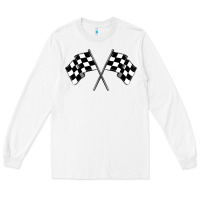 White race flag Long Sleeve Tee - MaliasSmallBusiness