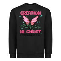 Black new creation in christ 2 corinthians5.17 Heavyweight Sweatshirt - MaliasSmallBusiness