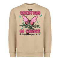 Mushroom new creation in christ 2 corinthians5.17 Heavyweight Sweatshirt - MaliasSmallBusiness