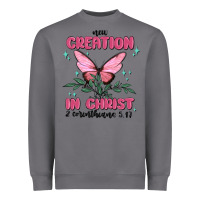 New Creation In Christ 2 Corinthians5.17 Heavyweight Sweatshirt | Teevron