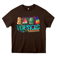 Chocolate Brown popsicle season Heavy Core Tee - SublimationCraftShop