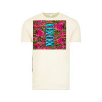 Xoxo Valentine's Day Pink Roses And Hearts Vintage Tee | Teevron