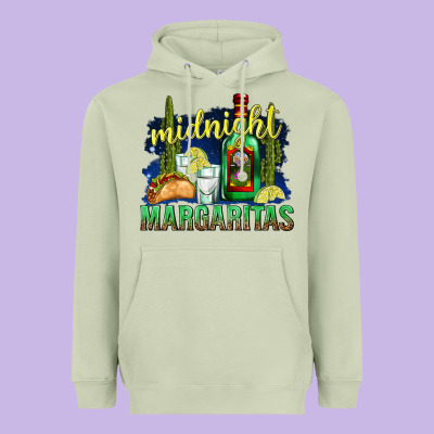 Midnight Margaritas Heavyweight Hoodie Designed By Texasbilliewilder