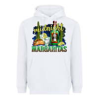 White Midnight Margaritas Heavyweight Hoodie - texasbilliewilder