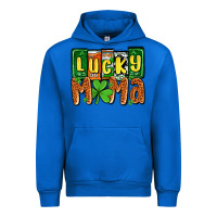 Cobalt St. Patrick's lucky mama Urban Hoodie - OliviaCreatesArt