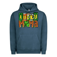 Pigment Midnight Navy St. Patrick's lucky mama Urban Hoodie - OliviaCreatesArt