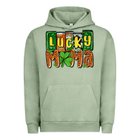 Pigment Oil Green St. Patrick's lucky mama Urban Hoodie - OliviaCreatesArt