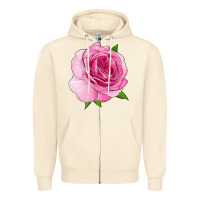All Dressed Up Rose Zipper Hoodie | Teevron