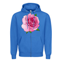 True Royal All Dressed Up Rose Zipper Hoodie - LillyAllenDesigns