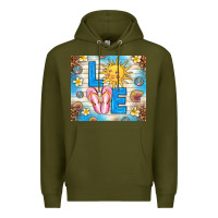 Army Green summer love Premium Hoodie - TumblerDesignByShophia