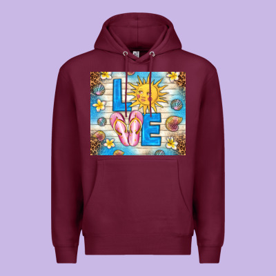 Summer Love Premium Hoodie Designed By Tumblerdesignbyshophia