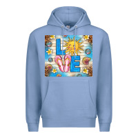 Colony Blue summer love Premium Hoodie - TumblerDesignByShophia