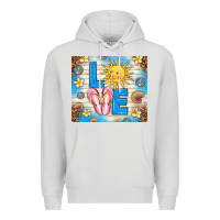 Dove Grey summer love Premium Hoodie - TumblerDesignByShophia