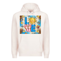 Pale Pink summer love Premium Hoodie - TumblerDesignByShophia