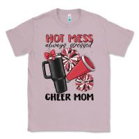Lilac hot mess always stressed cheer mom Classic Tee - MaliasSmallBusiness
