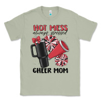 Matcha hot mess always stressed cheer mom Classic Tee - MaliasSmallBusiness