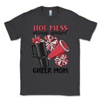 Smoke hot mess always stressed cheer mom Classic Tee - MaliasSmallBusiness