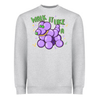 Heather Grey walk it like a Heavyweight Sweatshirt - MaliasSmallBusiness
