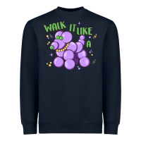 Navy walk it like a Heavyweight Sweatshirt - MaliasSmallBusiness