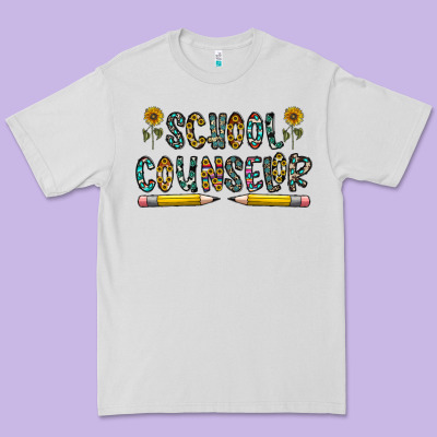 School Counselor Premium Tee Designed By Cowhidedigitalart