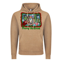 Vintage Coffee merry christmas western bull skull Vintage Hoodie - AdoDesignShop