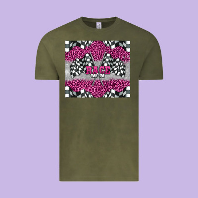 Race Mom Vintage Tee Designed By Barkaloodesign