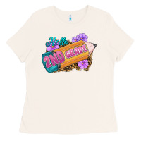 Bone Hello 2nd Grade Ladies Tee - RanaPortraitStore