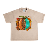 French Oak Fall leopard pumpkin Urban Heavy Tee - NancyCooperArtShop