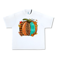 White Fall leopard pumpkin Urban Heavy Tee - NancyCooperArtShop