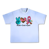 Grape Ice peace love  cure Urban Heavy Tee - AdoDesignShop