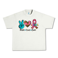 Peace Love  Cure Urban Heavy Tee | Teevron