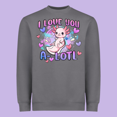 Love You A Lotl Heavyweight Sweatshirt Designed By Maliassmallbusiness