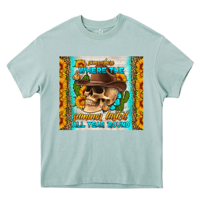 Somewhere Where The Summer Lasted All Year Around Tumbler Heavy Core Tee by HRA Design Shop | Teevron