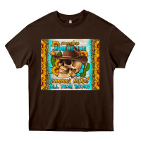 Chocolate Brown somewhere where the summer lasted all year around tumbler Heavy Core Tee - HRA Design Shop