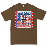 Cacao god bless America gnomes Premium Tee - HRA Design Shop