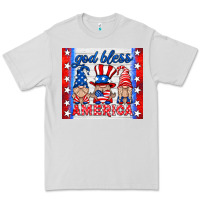 Dove Grey god bless America gnomes Premium Tee - HRA Design Shop