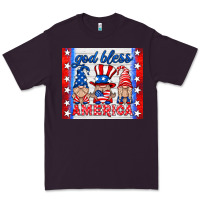 Plum god bless America gnomes Premium Tee - HRA Design Shop