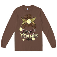 Chestnut tennis mom Long Sleeve Tee - MaliasSmallBusiness