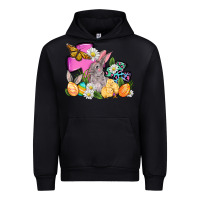 Black Easter rabbits and cross Urban Hoodie - OliviaCreatesArt