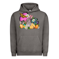Pigment Tornado Easter rabbits and cross Urban Hoodie - OliviaCreatesArt