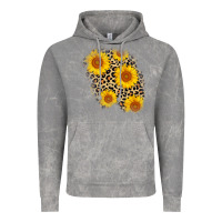 Cloud Rock leopard sunflower patch Vintage Hoodie - AdoDesignShop